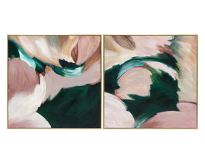 Wild Ones (Set Of 2) - 48" X 48" - Gold Floater Frame | Sunpan Furniture - A0365