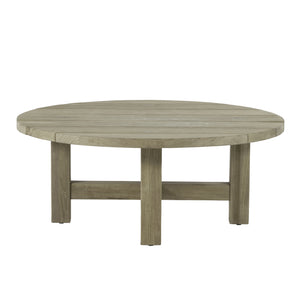 Croquet Teak Round Outdoor Coffee Table | Summer Classics - 2839