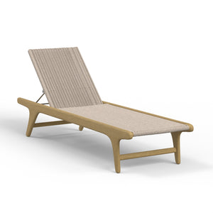Sedona Chaise - Light Wood Finish | Sunset West - SW5502-9