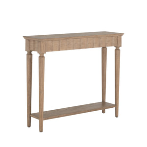 Peterson Mindi Veneer Rectangle Trestle Console Table - Natural | Gabriella White - SCH-175618