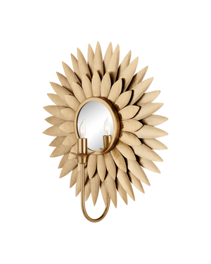 Plumage Wall Sconce | Currey & Co - 5000-0300