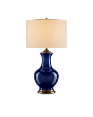 Currey & Co Lilou Blue Table Lamp | 6000-0841