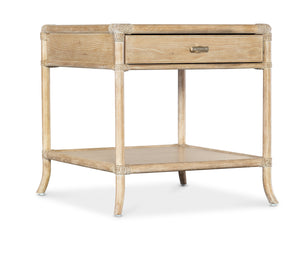 Retreat Pole Rattan End Table | Hooker - 6950-80213-80