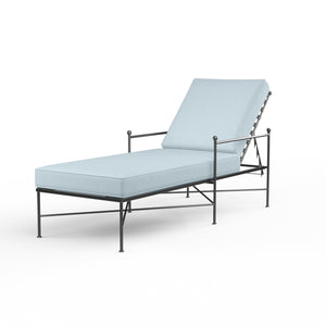 Provence Chaise Lounge - Pewter Finish | Sunset West - SW3201-9