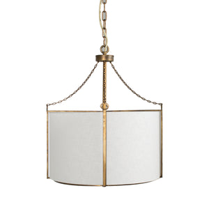 Ivan Metal Antique Gold Pendant | Gabriella White - SCH-158360