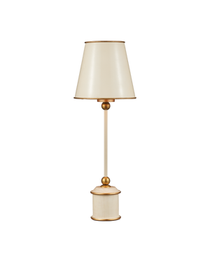 Daphne Ivory Cordless Table Lamp | Currey & Co - 6700-0035