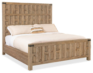 Vineyard Row Queen Panel Bed | Hooker Furniture - 6952-90250-80
