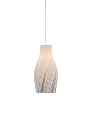Posh 1-Light Round Multi-Drop Pendant - White | Currey & Co - 9000-1270