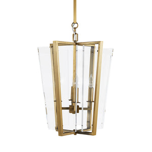 Melissa Metal Matte Antique Brass Lantern | Gabriella White - SCH-192102