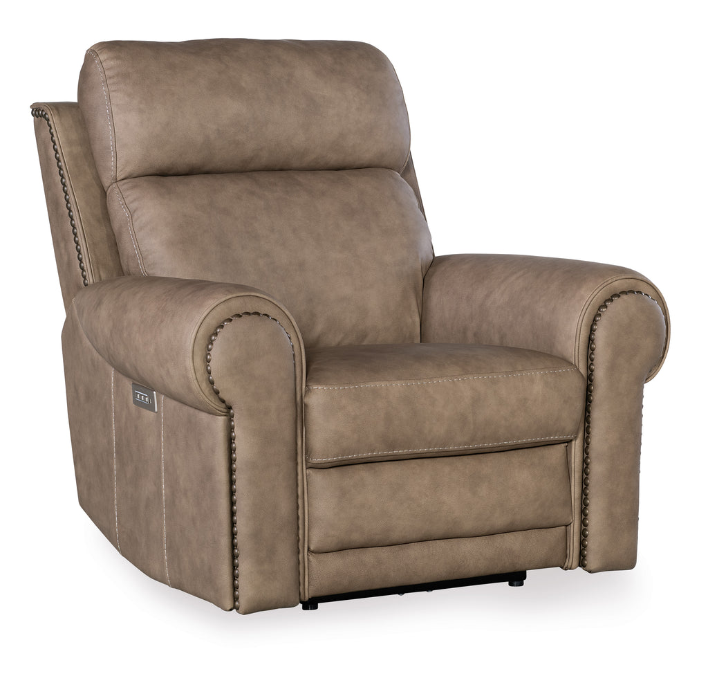 Duncan Power Recliner w/Power Headrest & Lumbar | Hooker - SS635-PHZL1-082