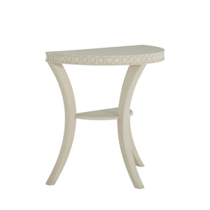 Linda Mindi Wood Half Circle Demilune Table | Gabriella White - SCH-175621