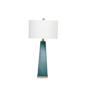 Brianna Iron Blue Hand-Cut Glass Table Lamp | Gabriella White - SCH-155110