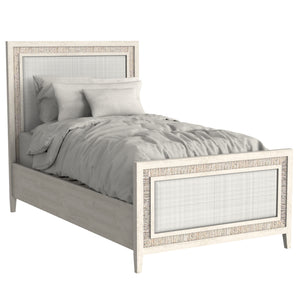 Grand Bermuda Twin Bed - Whitewash | Gabriella White - SCH-176090