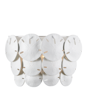 Currey & Co Tulum White Wall Sconce | 5000-0234