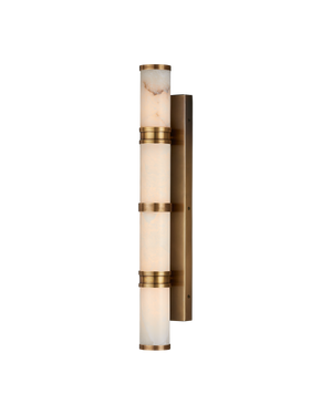 Brenham Large Brass Wall Sconce | Currey & Co - 5800-0079