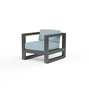 Redondo Club Chair - Sunbrella Fabric No Welt - Slate Finish - SW3801-21