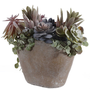 Faux 13" Potted Succulent Plant | Safavieh - FXP1010