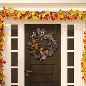 Safavieh Faux 30 Magnolia Leaf Wreath , FXP1047