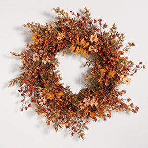 Safavieh Faux 31 Inch Berry & Coreopsis Wreath , FXP1050