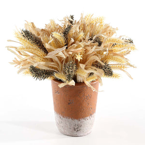 Faux 14" Wheat Ear Potted Arrangement | Safavieh - FXP1059