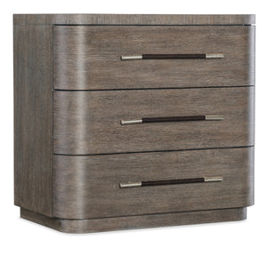 Modern Mood Three Drawer Nightstand | Hooker - 6850-90016-89