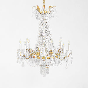 PRIMAVERA Gold Chandelier | Decorative Crafts - TFL6-GD39