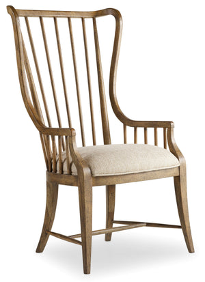 Sanctuary Tall Spindle Arm Chair | Hooker Furniture - 5401-75400