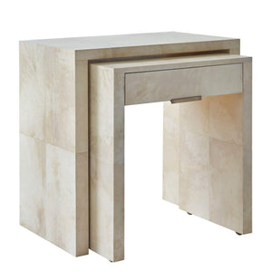 Lior Vellum Nightstand | Hickory Chair - HCP291-STK