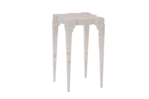 Marie Spot Table - White Kabebe | Hickory Chair - HCP6486-STK
