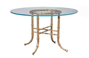 Bask Dining Table with Glass Top | Hickory Chair - HCP9121