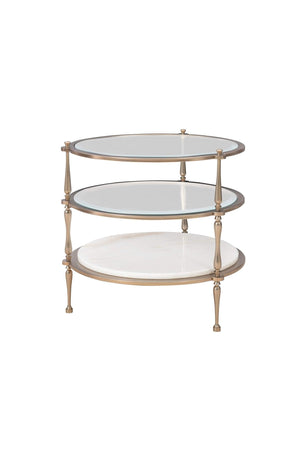 Kelli Round End Table | Hickory Chair - HCP9161-STK