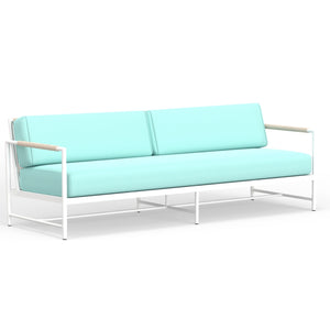 Sabbia Sofa w/ Sunbrella Fabric - White Finish | Sunset West - SW4901-23