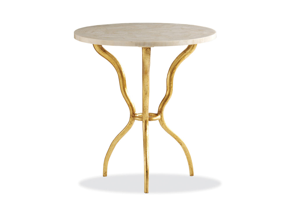 Myst Round Lamp Table | Maitland Smith - HM1080