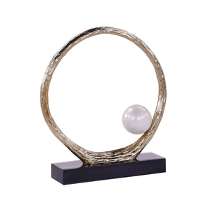 Anello di Perle Sculpture on Iron Base, Large | John-Richard - JRA-15228