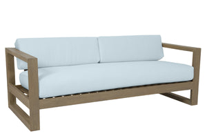 Coastal Teak Sofa w/ Sunbrella Fabric - Teak Finish | Sunset West - SW5501-23