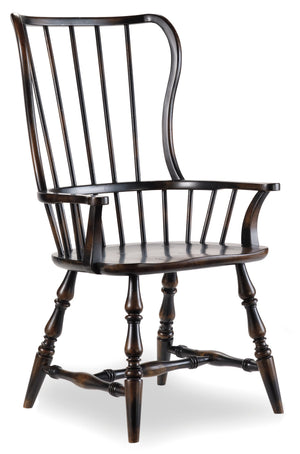 Sanctuary Spindle Arm Chair | Hooker Furniture - 3005-75300