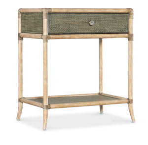 Retreat Pole Rattan Bedside Table | Hooker - 6950-90117-35