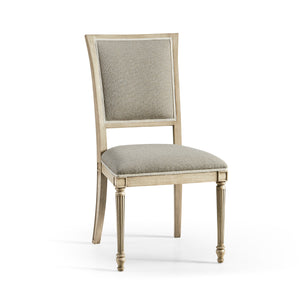 Timeless Flare Uph. Side Chair Flared Top In Bleached Walnut | Jonathan Charles Furniture - 003-2-130-BLW