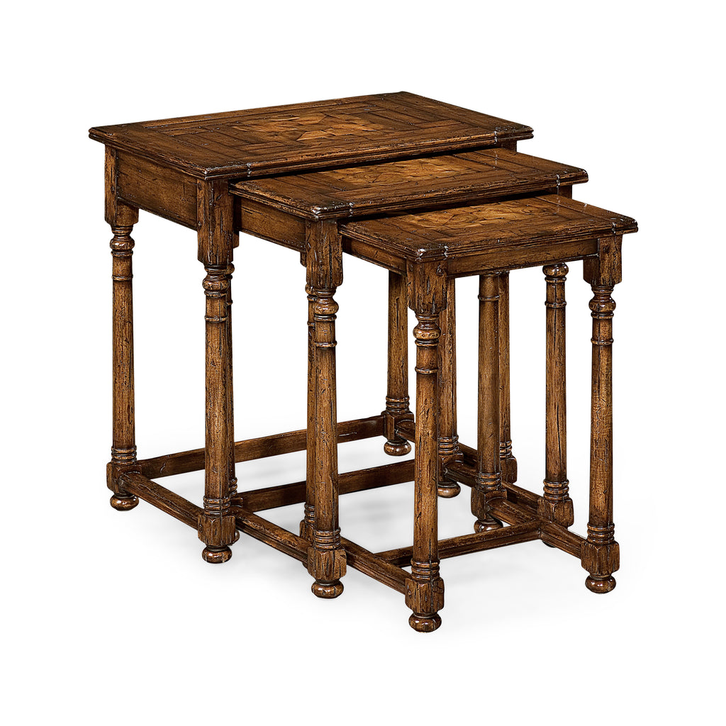 Casual Accents Huntingdon 3 Piece Nesting Tables | Jonathan Charles - 493429-COS