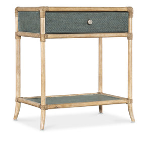 Retreat Pole Rattan Bedside Table | Hooker - 6950-90117-45