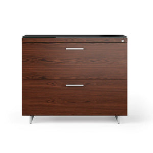Sequel Chocolate Lateral Locking File Cabinet | BDI Furniture 6116 CWL/B