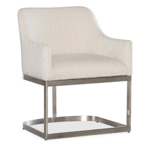 Modern Mood Upholstered Arm Chair w/Metal Base | Hooker - 6850-75300-95