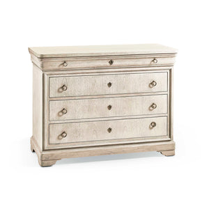 Timeless Entropy Louis Phillipe Drawer Chest In Bleached Walnut | Jonathan Charles Furniture - 003-3-266-BLW