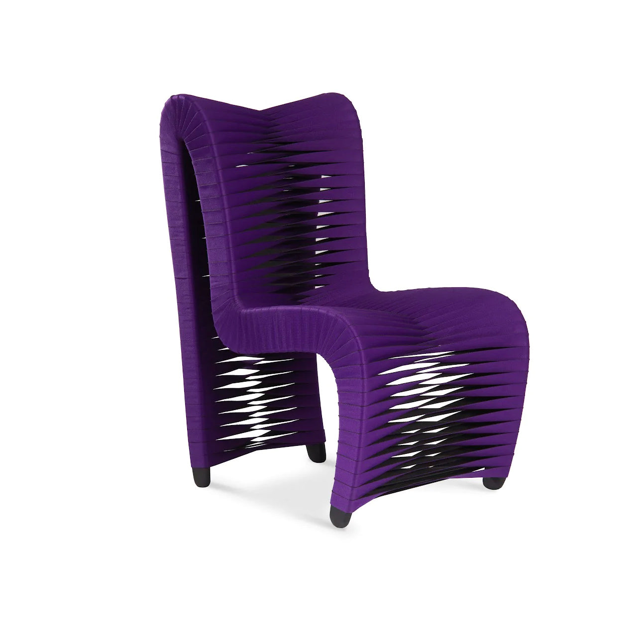 Seat Belt Dining Chair, High Back, Purple Phillips Collection B206