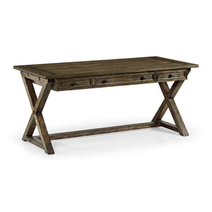 Casual Accents Dark Driftwood Desk | Jonathan Charles Furniture - 491058-DTD