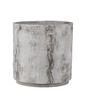 Faux Birch Small Planter - Grey | Currey & Co - 2200-0055