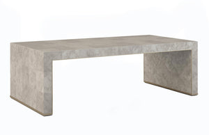 Water Surge Madrona Burl Cocktail Table | Jonathan Charles Furniture - 001-3-AL0-MDL