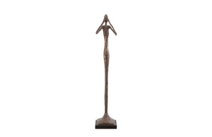 See No Evil Slender Sculpture, Small, Resin, Bronze Finish | Phillips Collection - PH59232