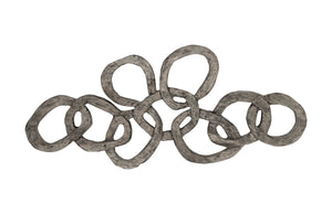 Chain Wall Art, Chamcha Wood, Gray Stone Finish | Phillips Collection - TH94577