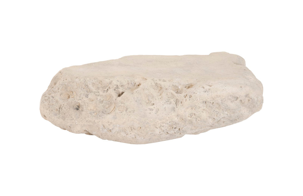Cast Boulder Coffee Table Roman Stone, Large | Phillips Collection - PH104326